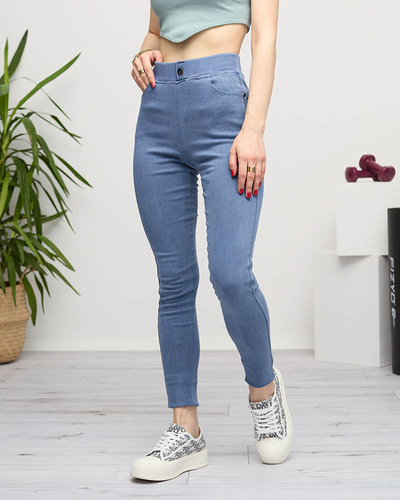 Tregging de damă bleumarin- Îmbrăcăminte