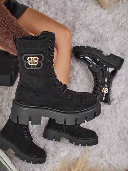 Royalfashion Botine tip workeri pentru femei Milloze