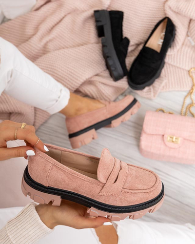 OUTLET Pantofi Visavi din piele ecologica dama neagra - Incaltaminte