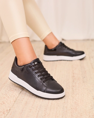 Royalfashion Negru pantofi sport pentru femei Classic Vibes
