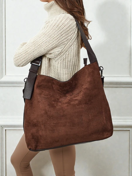 Geantă de damă shopper eco piele întoarsă Donenn