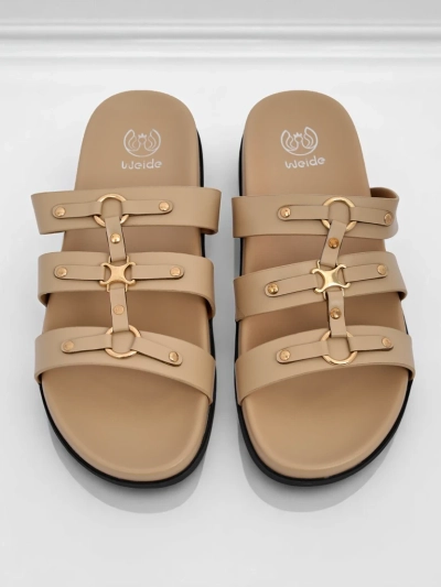 Royalfashion Damskie klapki w stylu rzymianek Roma