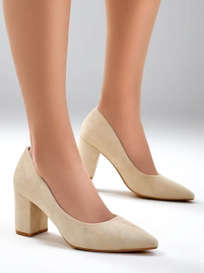 Royalfashion Pantofi cu toc din ecocuero pentru femei Ugandes