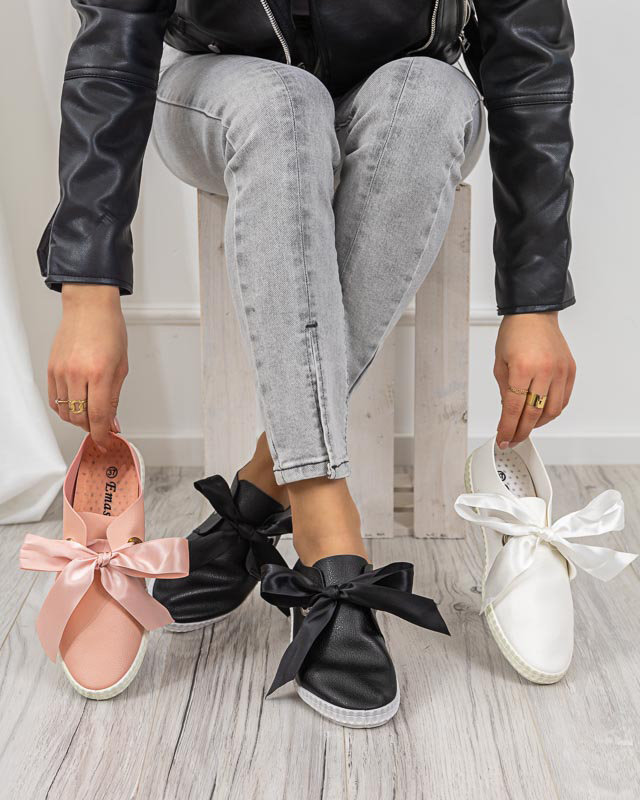 Tenisi de damă negri Samhu - Încălțăminte