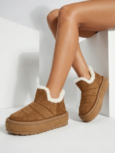 Royalfashion Femei Zoeno cizme scurte a'la cizme de zăpadă