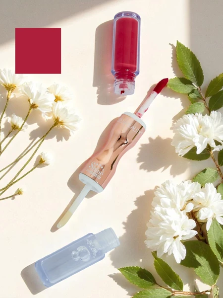 Ruj și luciu de buze transparent 2-în-1 Shocking Revelation