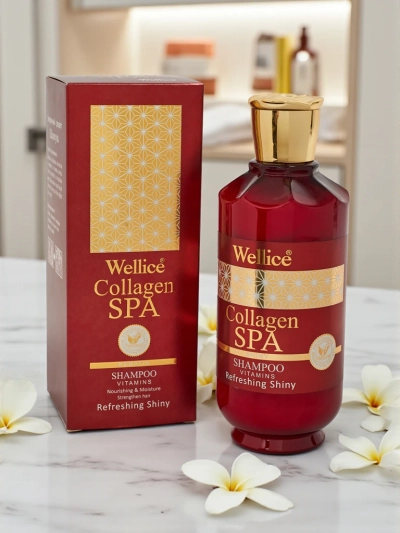 Shampoo Wellice Collagen SPA cu Colagen și Vitamine