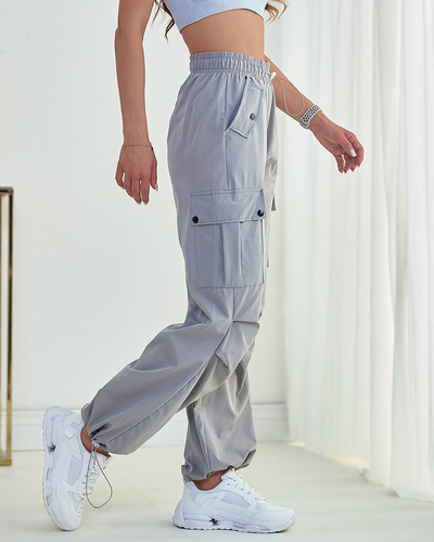Royalfashion Pantaloni de luptă din țesătură pentru femei