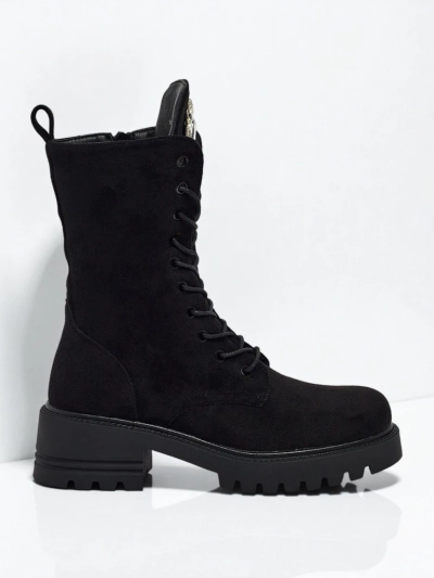 Botine Dama Luna Negre Piele Elegante de Toamnă