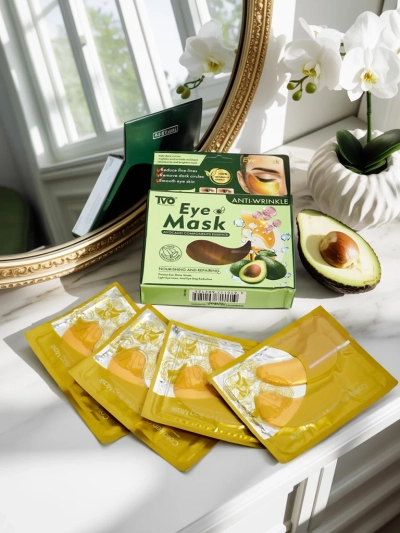Plasturi cu gel pentru ochi cu colagen și avocado - pentru fermitate și hidratare