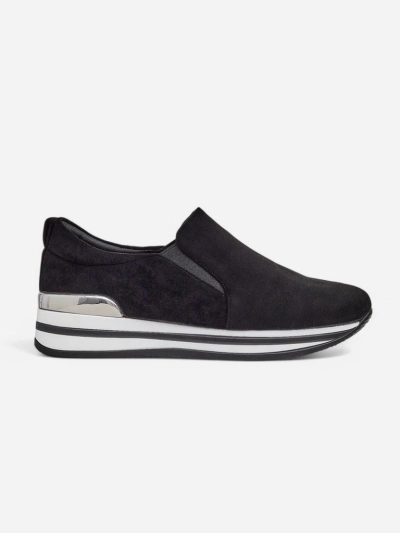 Royalfashion Pantofi plată ecologici din suede pentru femei Rabbite