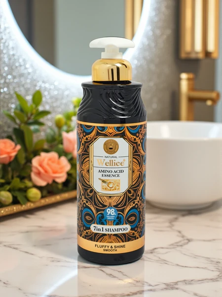 Wellice Aurelia Amino Acid Essence 7in1 Șampon 500ml Fluffy Shine Smooth