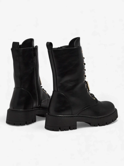 Botine de damă Venit cu șireturi din piele ecologică