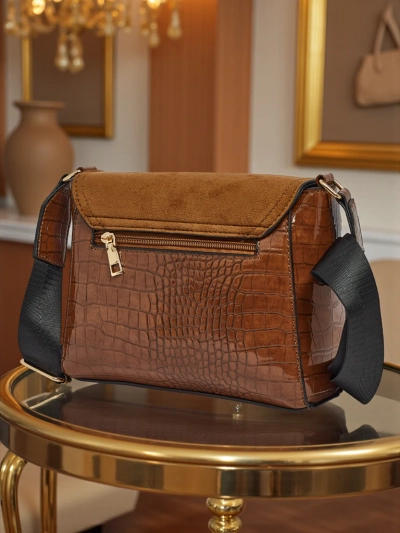 Geantă mică de damă din piele ecologică cu imprimeu Narelle