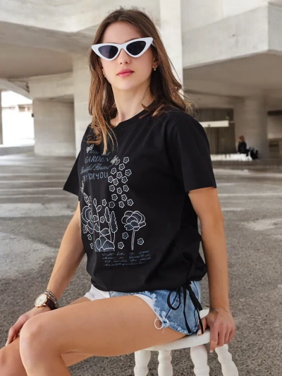 Bluză din bumbac pentru femei Royalfashion cu inscripția