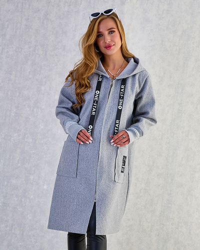 Royalfashion Jachetă pentru femei a'la coat până la genunchi