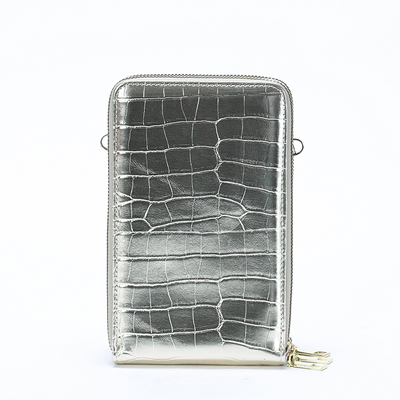 Poșetă-poșetă de damă aurie cu relief - Accesorii