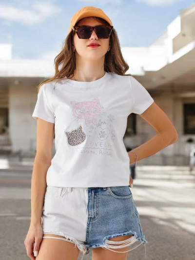 Royalfashion Bluză din bumbac pentru femei