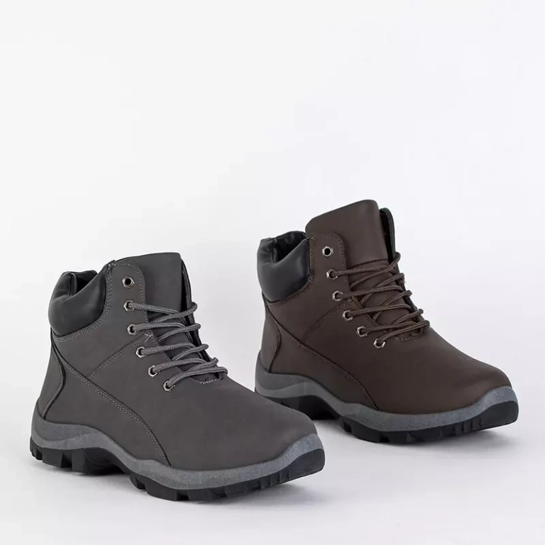 OUTLET Halter trekking barbati maro inchis - Incaltaminte