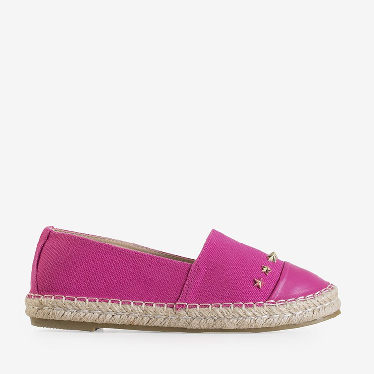 OUTLET Espadrile dama fuchsia cu stelute Fraus - Pantofi