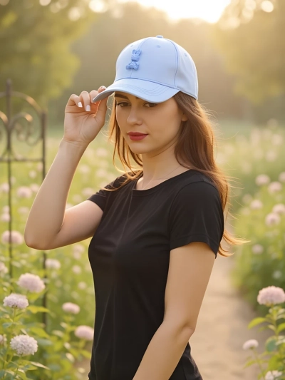 Royalfashion Șapcă cu Patch Chic Iepuraș