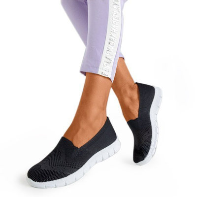 Czarne damskie slip on Codir - Obuwie