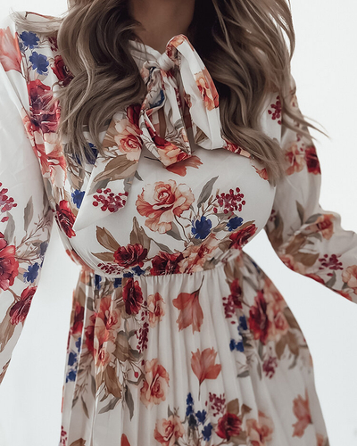 Royalfashion Rochie mini cu motive florale pentru femei