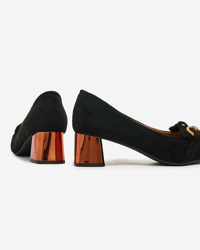 Royalfashion Pantofi cu toc cu sclipici pentru femei Gelopela