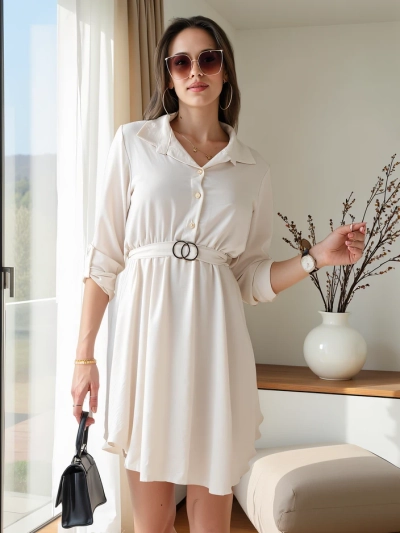 Royalfashion Rochie elegantă până la genunchi pentru femei