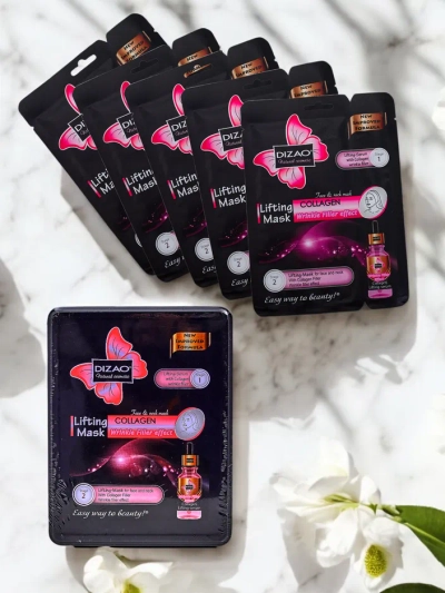 DIZAO - Set de ser și mască cu colagen 6g + 36g x 10buc