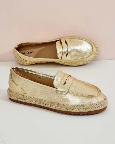 Royalfashion Mocasini de damă din piele întoarsă eko Monum
