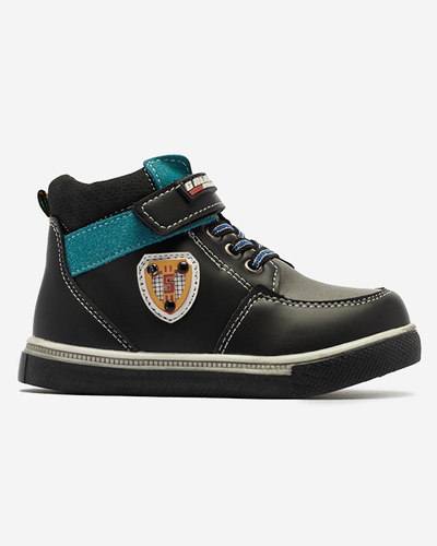 Cizme negre pentru băieți Wiasio- Footwear