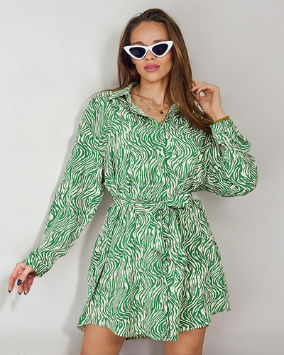 Rochie mini pentru femei Royalfashion cu model a'la zebră