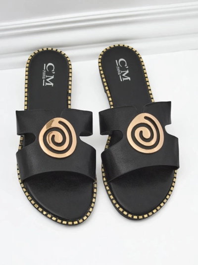 Royalfashion Papuci de damă cu talpă joasă Glam Bliss