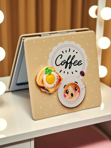 Royalfashion Mini oglindă de poșetă pentru femei