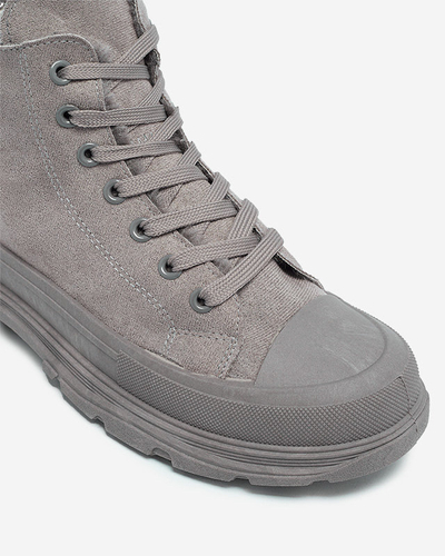 Pantofi sport a'la de damă izolați în gri Benvilo- Încălțăminte