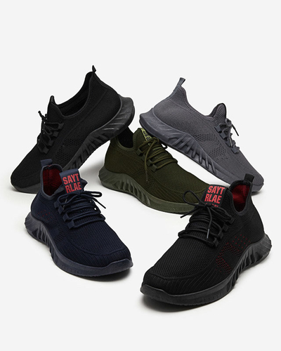 OUTLET Pantofi sport barbati Kertino negri si rosii - Incaltaminte