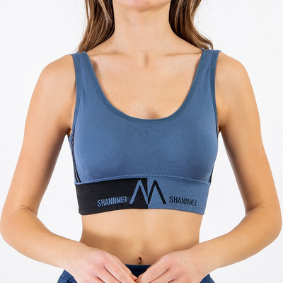 Sutien sport bleumarin cu inscripții - Lenjerie intimă