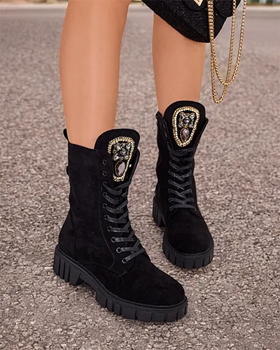 Royalfashion Cizme bagger înalte Suboo pentru femei