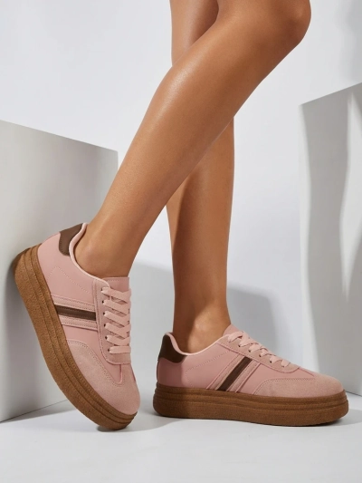 Sneakers Damă Flora Roz Ecologici Sportivi de Vară