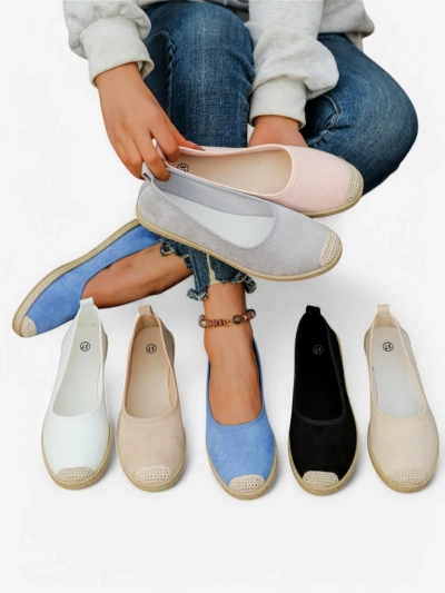Espadrile ecologice din microfibră Royalfashion pentru femei Aroles