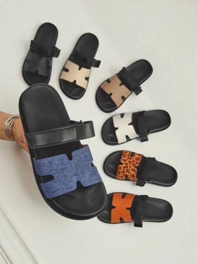 Royalfashion Papuci de damă din piele ecologică FlexiComfi