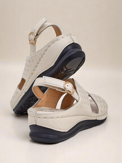 Sandale dama Royalfashion cu toc jos Comfort Chic