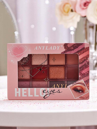 Paleta de 12 farduri de ochi Ruby Glamour