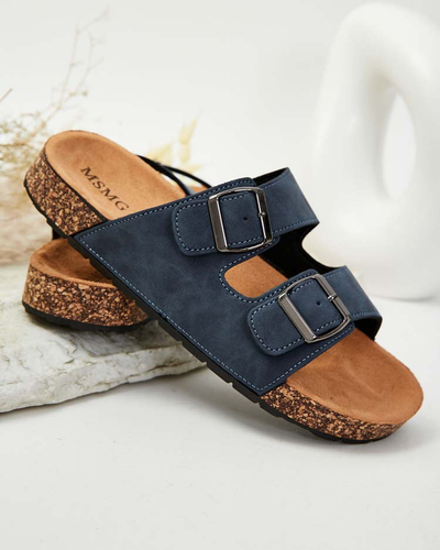 Royalfashion Șlapi de bărbați cu catarame Foumyn