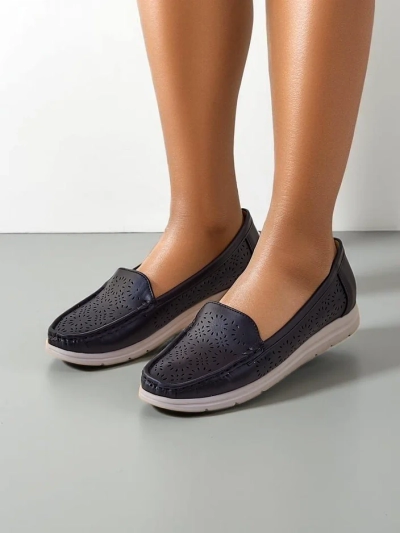 Mocasi perforate pentru femei Royalfashion Besset