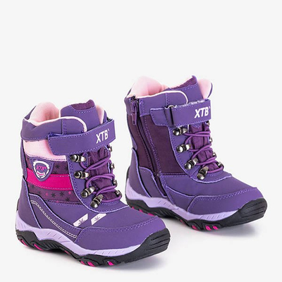 Cizme de zăpadă Vasylisa violet pentru fete - Încălțăminte