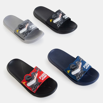 Papuci din cauciuc negru pentru femei - Încălțăminte