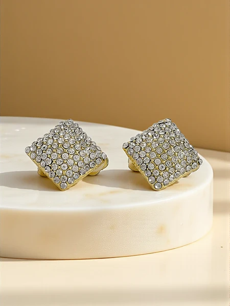 Rum: Royalfashion Klipsy kolczyki damskie z cyrkoniami