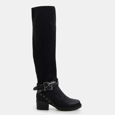 Cizme dama negre peste genunchi Luija- Încălțăminte